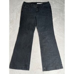 DKNY Soho Jeans Womens Dark‎ Wash Flare Leg Denim Pants Size 12